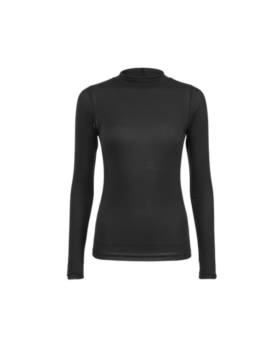 Ebus Black Turtleneck Top