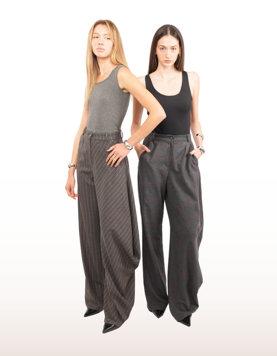 Ditilia Windowpane Trousers