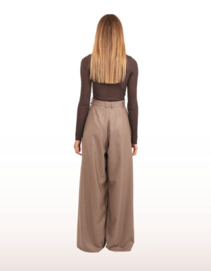 Regush Druena Brown Wool Trousers