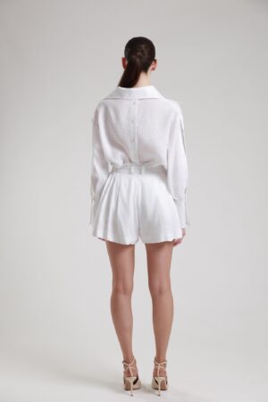 Regush Besa White Shirt Akrenzia Mini Pants Linen 2