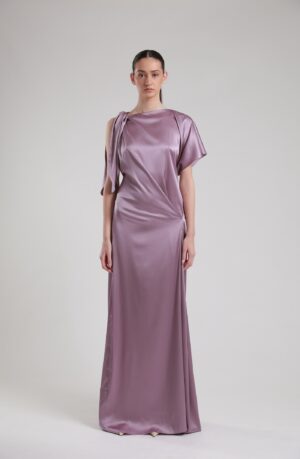Regush ARGJIR VIOLET SILK DRESS 1