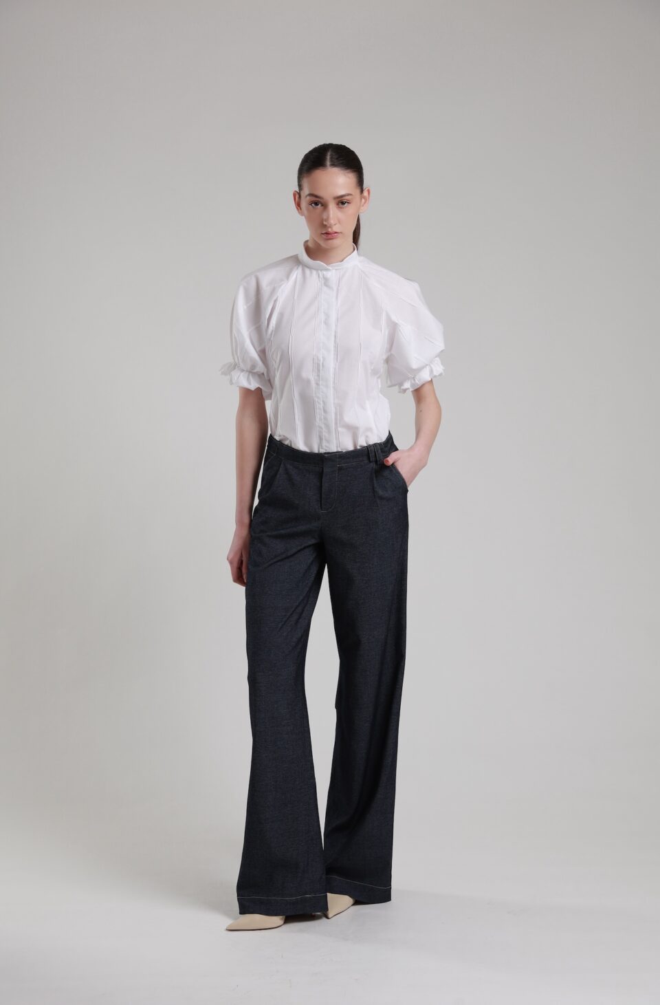 Evetar Long Denim Trousers